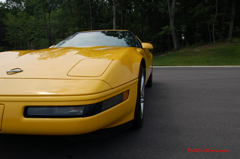 1994 Competition Yellow Chevrolet Corvette, 383 stroker LT1, 6 speed.