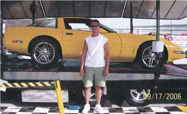 Ron Landry at the portable dyno machine at the NOPI Nationals in Atlanta, GA.