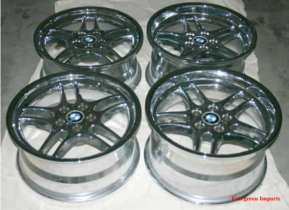 19" M Parallel Chrome Rims for my BMW 740iL