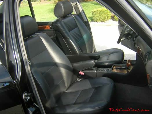 1994 BMW 740il front interior view