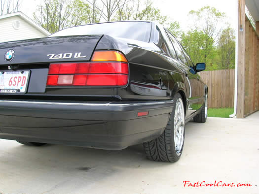 1994 BMW 740iL with chrome 19 inch M-Parallel wheels