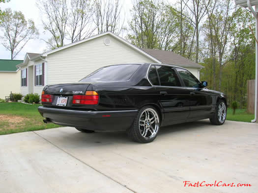 1994 BMW 740iL with chrome 19 inch M-Parallel wheels