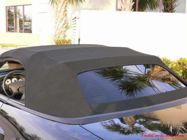 2003 SVT Cobra Convertible - 35,951 original Miles, 6 speed manual transmission, Black, black top, black interior, For Sale.