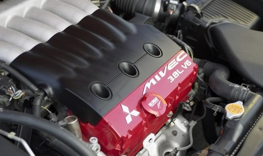 The all new 2006 Eclipse GT, in Red, V6 produces 263 horsepower and 260lb. ft. of torque