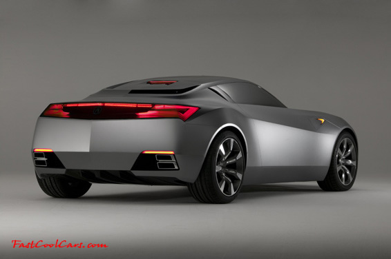 2010 Acura NSX, it looks like the shape has finally evolved into the real deal. 