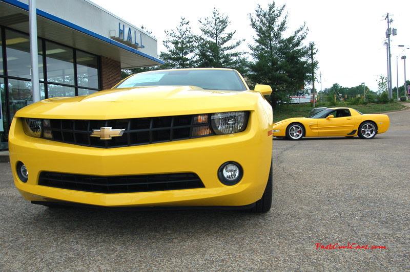 2010 Chevrolet Camaro 2LT in Yellow.