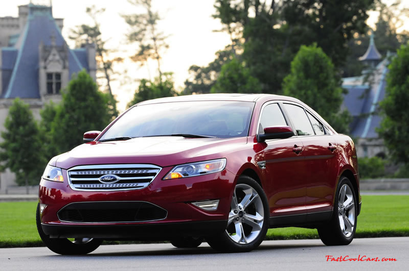 2010 Ford Taurus SHO returns with 365HP EcoBoost V6, Plus all wheel drive, paddle-shift six speed gearbox.