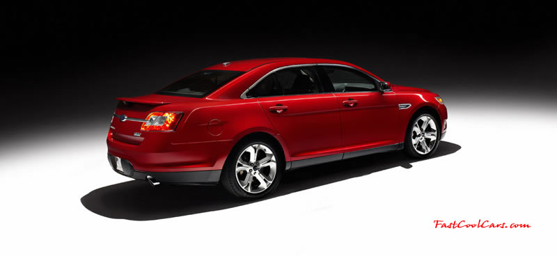 2010 Ford Taurus SHO returns with 365HP EcoBoost V6, Plus all wheel drive, paddle-shift six speed gearbox.