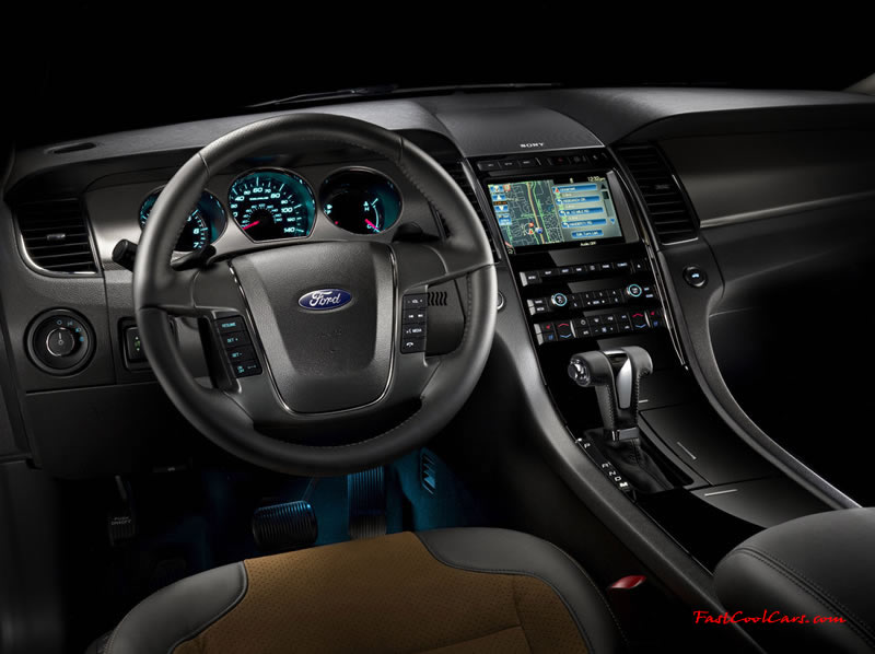2010 Ford Taurus SHO returns with 365HP EcoBoost V6, Plus all wheel drive, paddle-shift six speed gearbox.