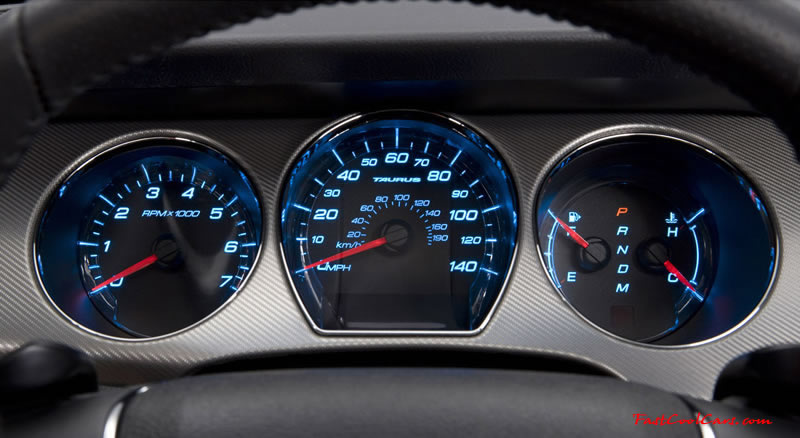 2010 Ford Taurus SHO returns with 365HP EcoBoost V6, Plus all wheel drive, paddle-shift six speed gearbox.