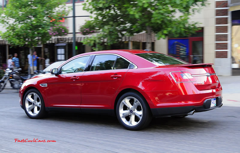 2010 Ford Taurus SHO returns with 365HP EcoBoost V6, Plus all wheel drive, paddle-shift six speed gearbox.