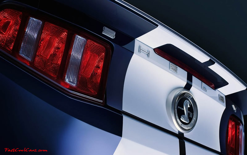 Ford�s Special Vehicle Team (SVT) delivers a more powerful 2010 Shelby GT500 increased to 540 horsepower, torque increased to 510 foot-pounds, downforce increased and drag reduced