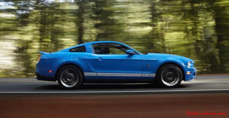 Ford�s Special Vehicle Team (SVT) delivers a more powerful 2010 Shelby GT500 increased to 540 horsepower, torque increased to 510 foot-pounds, downforce increased and drag reduced