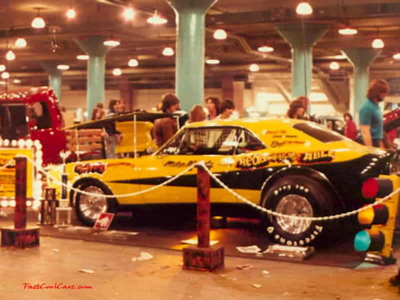 Best Et-8.18 - Best Mph-170 - car weighs-3345, with driver - did the longest wheelie in super Chevy history, 367 feet from the starting line ! the Camaro was the first 3200 lb car to go in the 9s, also the first 3200lb car to go in the 8s.