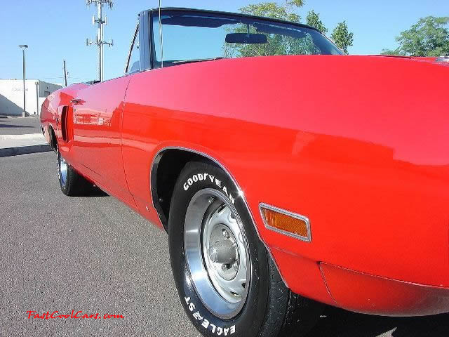 1970 Dodge Coronet R/T convertible with only 66,000 original miles. This is a very rare and collectible Mopar muscle car and is only 1 of 236 produced. 