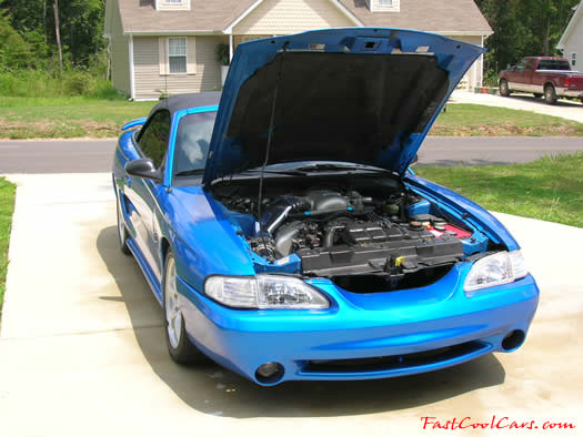 1998 Mustang Cobra Convertible - 1 of 223 - Electric blue