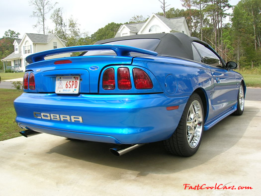 1998 SVT Cobra convertible with new 2000 chrome Cobra rims and new Kumho tires.