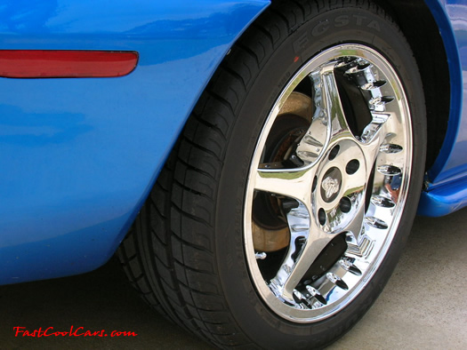 1998 SVT Cobra convertible with new 2000 chrome Cobra rims and new Kumho tires.