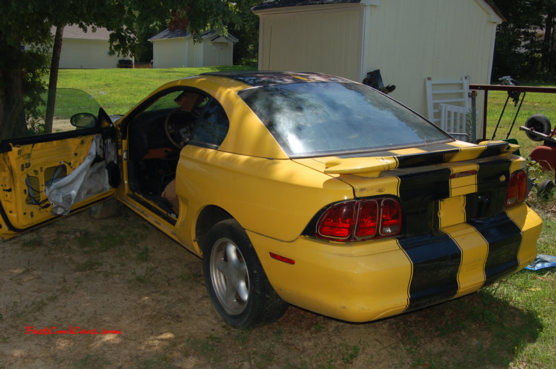 1998 Ford Mustang SVT Cobra Coupe, Roush Edition one fast cool car.