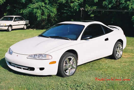 1996 mitsubishi eclipse, moonroof, very cool 17" wheels