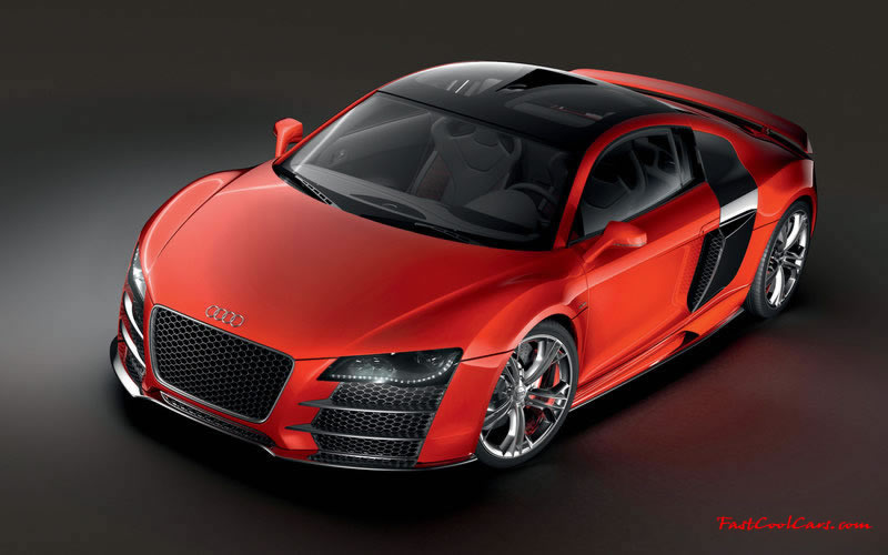 Audi R8 Designed to compete against the Porsche 911, the new Audi R8 features quattro permanent four-wheel drive, space frame aluminum body and the mid-mounted 420 bhp V8 FSI engine