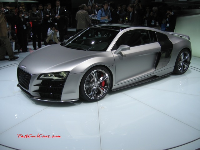 Audi R8 Designed to compete against the Porsche 911, the new Audi R8 features quattro permanent four-wheel drive, space frame aluminum body and the mid-mounted 420 bhp V8 FSI engine