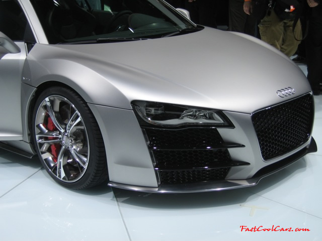 Audi R8 Designed to compete against the Porsche 911, the new Audi R8 features quattro permanent four-wheel drive, space frame aluminum body and the mid-mounted 420 bhp V8 FSI engine