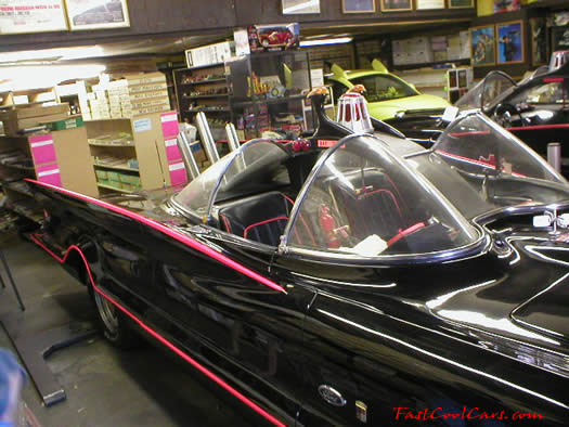 The Original Batmobile from the series in 1966-68 TV series