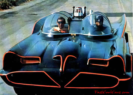 The Original Batmobile from the series in 1966-68 TV series