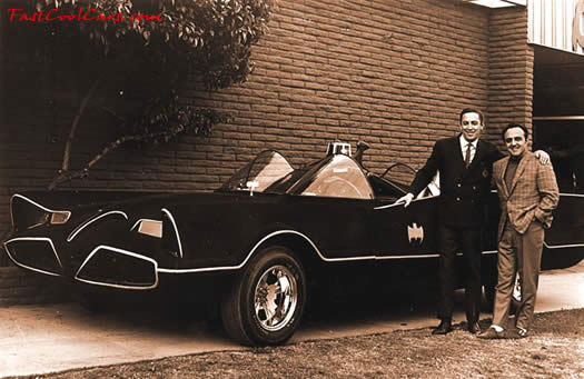 The Original Batmobile from the series in 1966-68 TV series