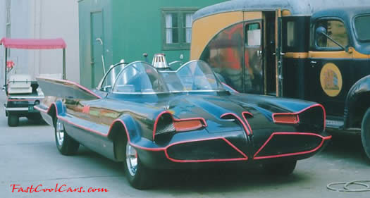 The Original Batmobile from the series in 1966-68 TV series