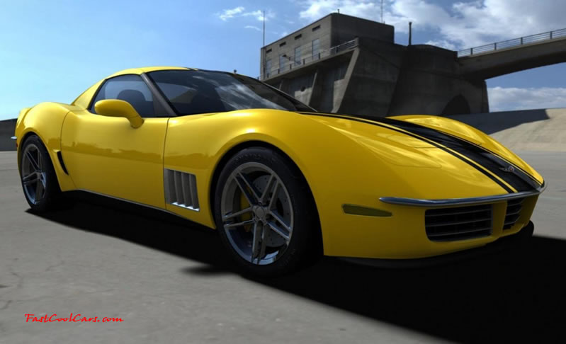 This is the C3R which is a C6 (Corvette) Platform based Retro of a 1969 Corvette Stingray.