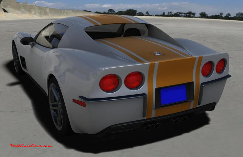 This is the C3R which is a C6 (Corvette) Platform based Retro of a 1969 Corvette Stingray.