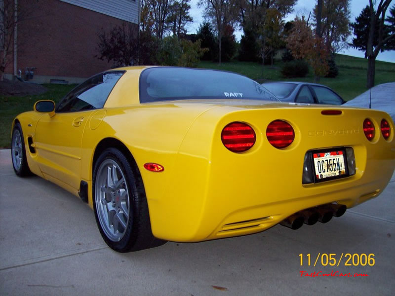 C5 Chevrolet Z06 Corvette 2001 - 2004, 385 to 405 horsepower, Aluminum block and heads LS6, all with 6 speeds.  America's sport car.
