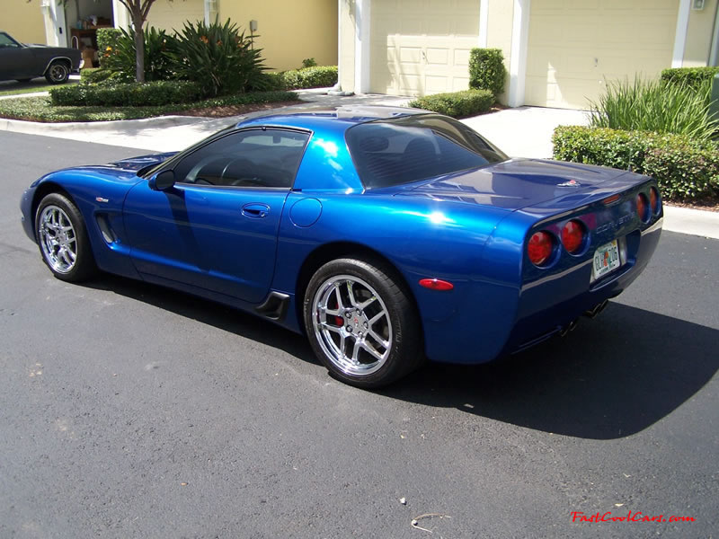 C5 Chevrolet Z06 Corvette 2001 - 2004, 385 to 405 horsepower, Aluminum block and heads LS6, all with 6 speeds.  America's sport car.
