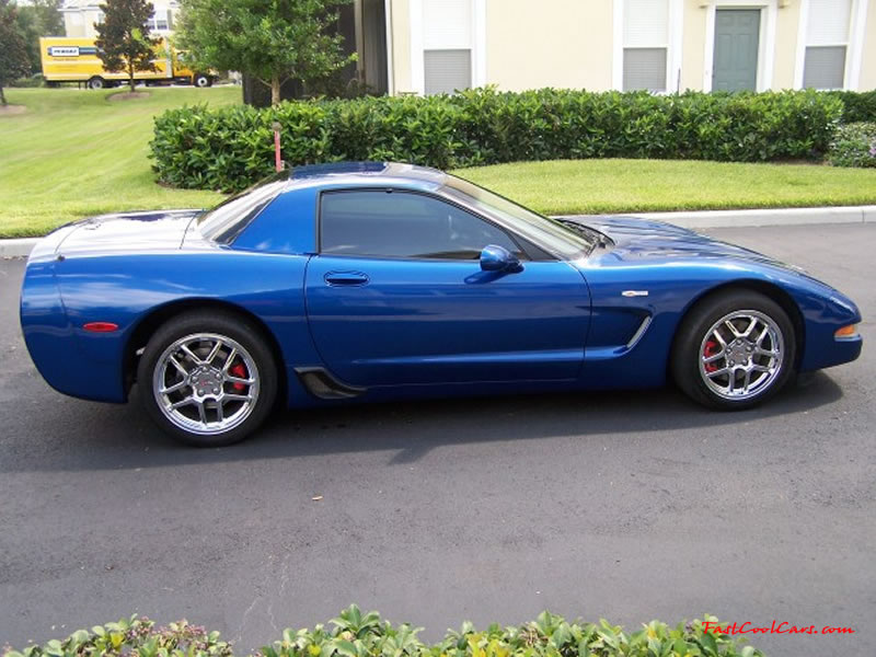 C5 Chevrolet Z06 Corvette 2001 - 2004, 385 to 405 horsepower, Aluminum block and heads LS6, all with 6 speeds.  America's sport car.