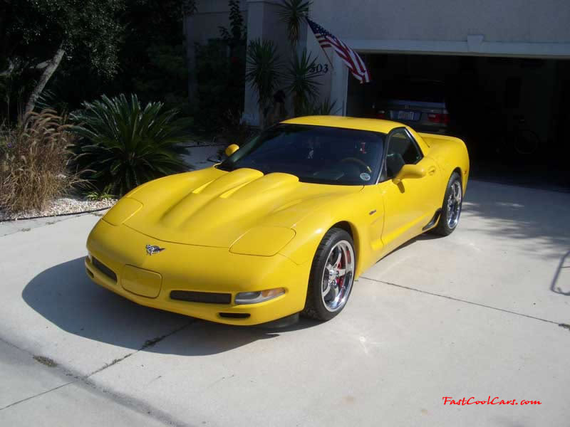 C5 Chevrolet Z06 Corvette 2001 - 2004, 385 to 405 horsepower, Aluminum block and heads LS6, all with 6 speeds.  America's sport car.