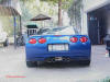 C5 Chevrolet Z06 Corvette 2001 - 2004, 385 to 405 horsepower, Aluminum block and heads LS6, all with 6 speeds.  America's sport car in Electron Blue, rear view.