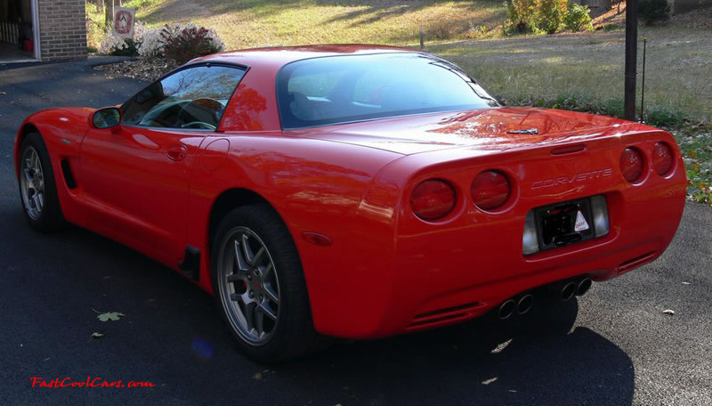 C5 Chevrolet Z06 Corvette 2001 - 2004, 385 to 405 horsepower, Aluminum block and heads LS6, all with 6 speeds.  America's sport car.