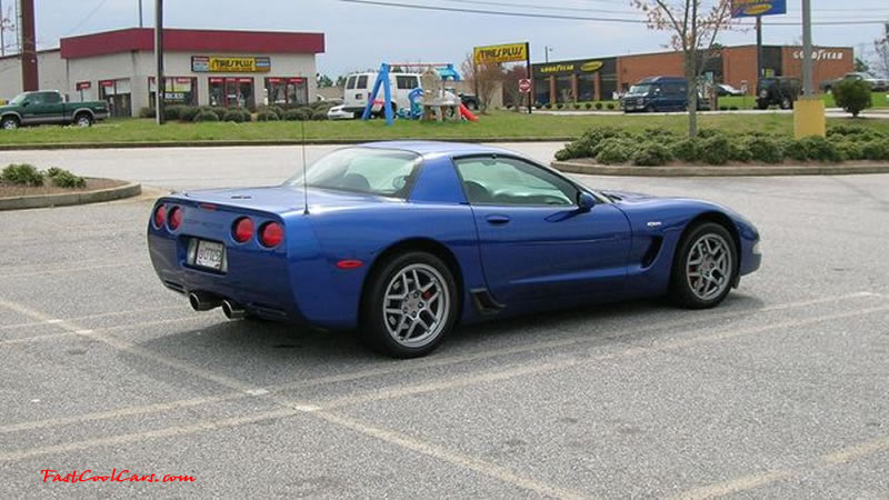 C5 Chevrolet Z06 Corvette 2001 - 2004, 385 to 405 horsepower, Aluminum block and heads LS6, all with 6 speeds.  America's sport car.