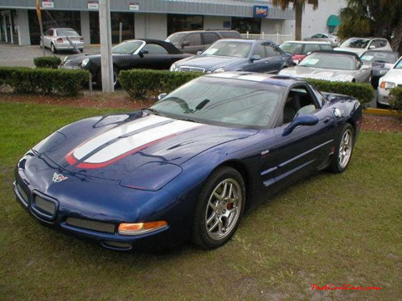 C5 Chevrolet Z06 Corvette 2001 - 2004, 385 to 405 horsepower, Aluminum block and heads LS6, all with 6 speeds.  America's sport car.