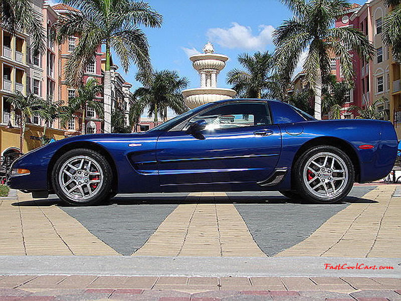 C5 Chevrolet Z06 Corvette 2001 - 2004, 385 to 405 horsepower, Aluminum block and heads LS6, all with 6 speeds.  America's sport car.