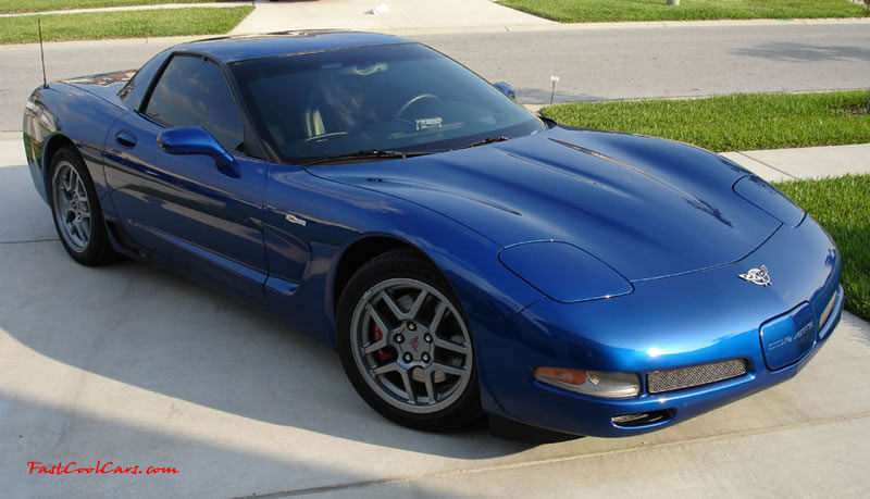 C5 Chevrolet Z06 Corvette 2001 - 2004, 385 to 405 horsepower, Aluminum block and heads LS6, all with 6 speeds.  America's sport car.