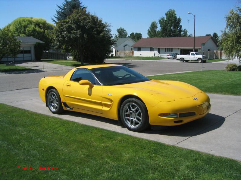 C5 Chevrolet Z06 Corvette 2001 - 2004, 385 to 405 horsepower, Aluminum block and heads LS6, all with 6 speeds.  America's sport car.
