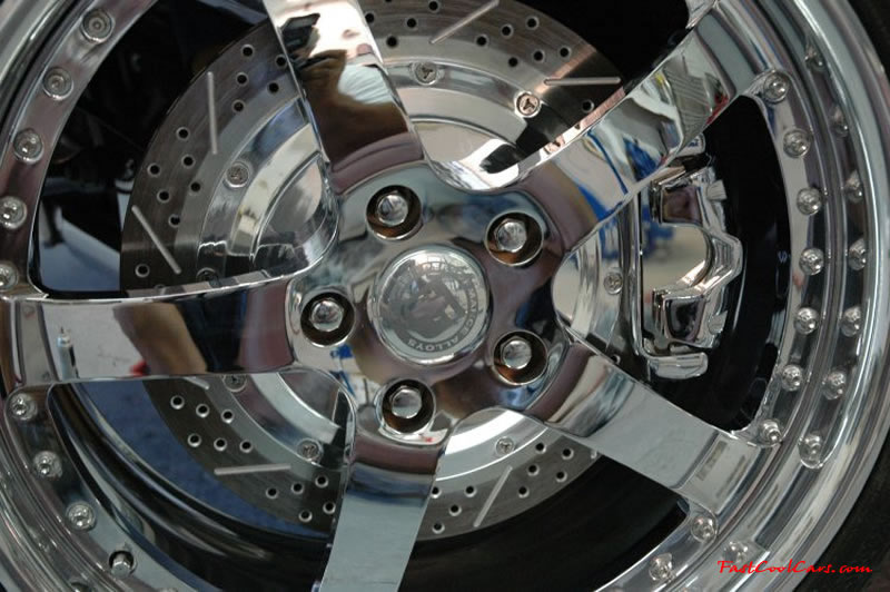 C5 Chevrolet Z06 Corvette 2001 - 2004, 385 to 405 horsepower, Aluminum block and heads LS6, all with 6 speeds.  America's sport car, with custom wheels, and check out the chrome brake caliper, and chrome brake pads.