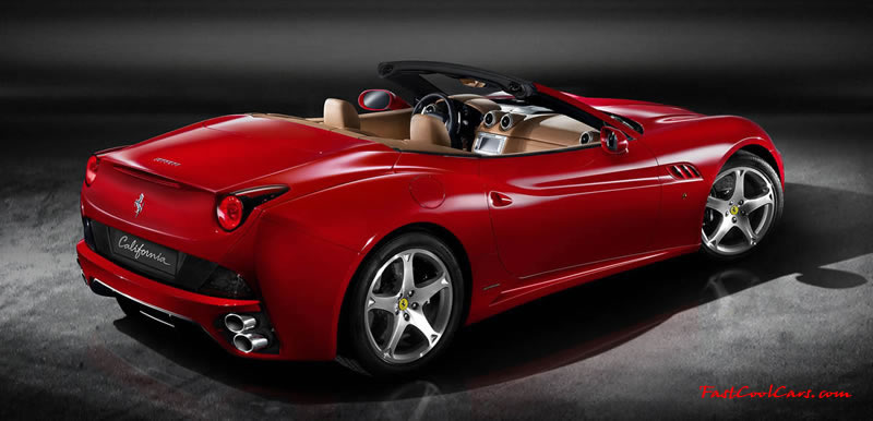 California Ferrari, Hardtop Convertible, front engine, rear wheel drive.
