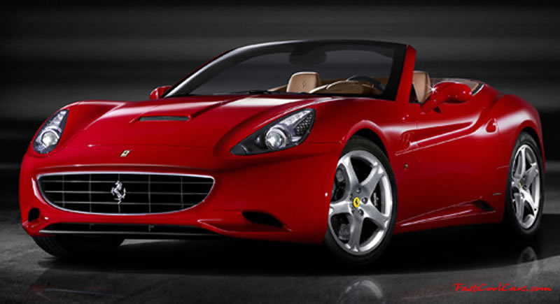 California Ferrari, Hardtop Convertible, front engine, rear wheel drive.