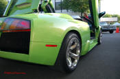 Lime Green Lamborghini Gallardo at the Cleveland TN monthly car shows and events with hot rods, muscle cars, famous cars, rare cars, wild cars, fast cars, cool cars, rat rods, supercharged cars, new whips, and much more.