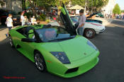 Lime Green Lamborghini Gallardo at the Cleveland TN monthly car shows and events with hot rods, muscle cars, famous cars, rare cars, wild cars, fast cars, cool cars, rat rods, supercharged cars, new whips, and much more.