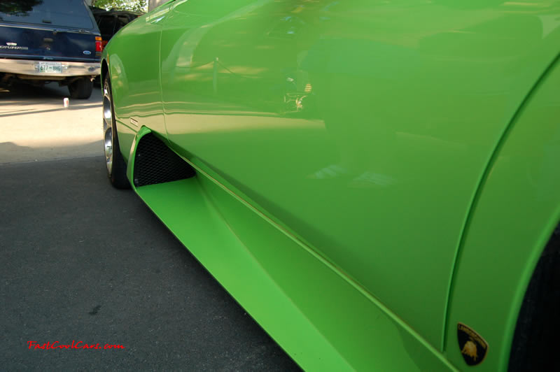 Lime Green Lamborghini Gallardo at the Cleveland TN monthly car shows and events with hot rods, muscle cars, famous cars, rare cars, wild cars, fast cars, cool cars, rat rods, supercharged cars, new whips, and much more.